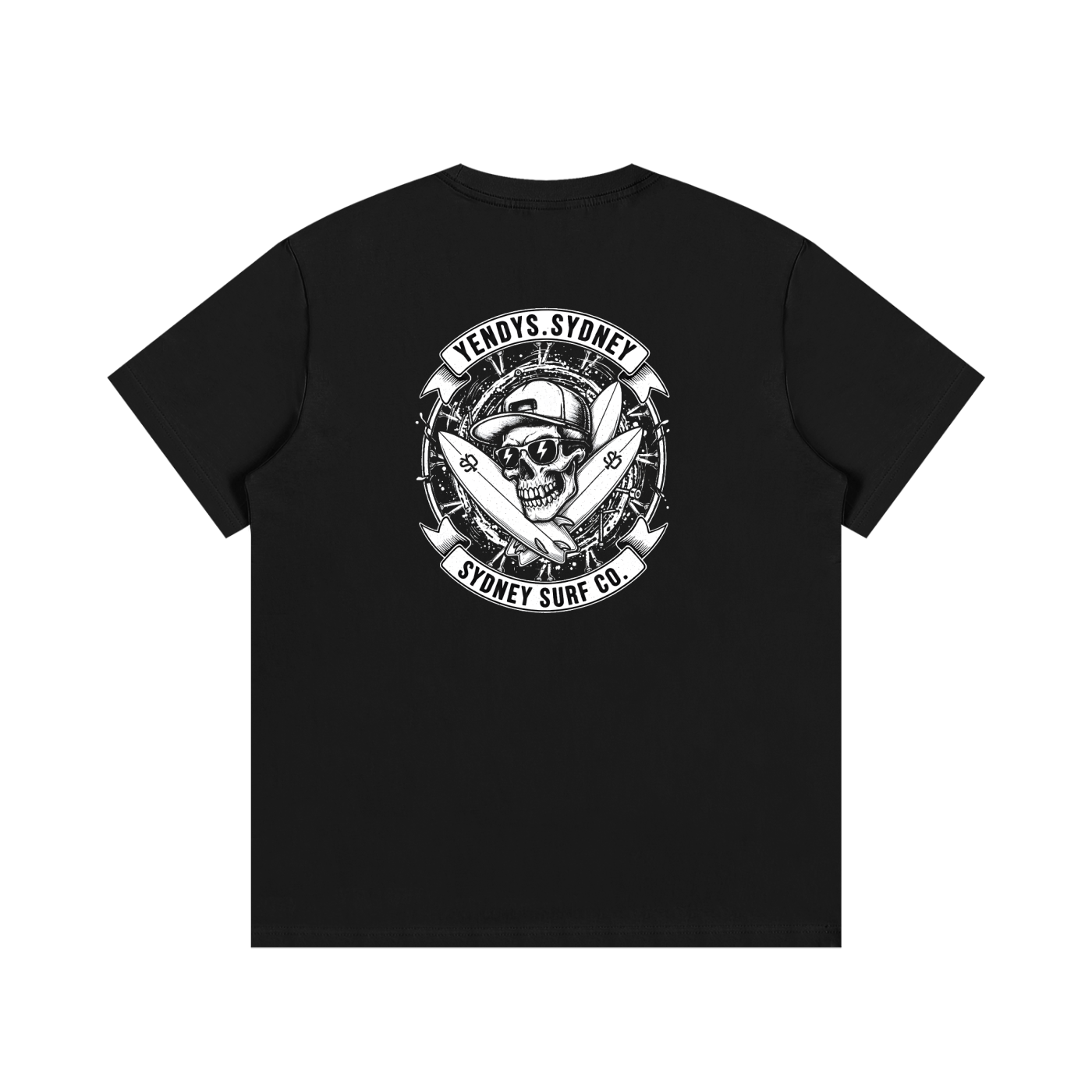 Mens Skull Surf Performance Tee