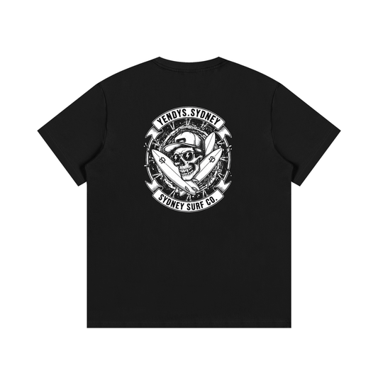 Mens Skull Surf Performance Tee