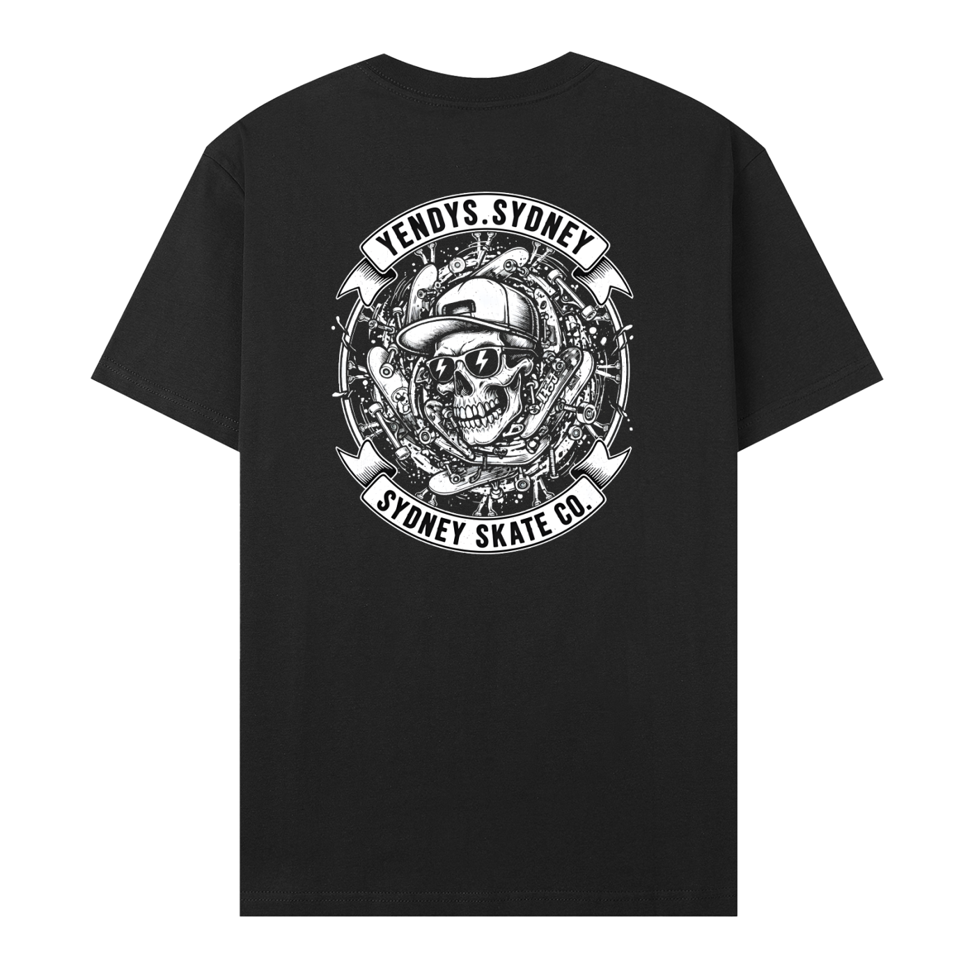 Mens Skull Skate Performance Tee