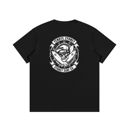 Mens Skull Surf Performance Tee