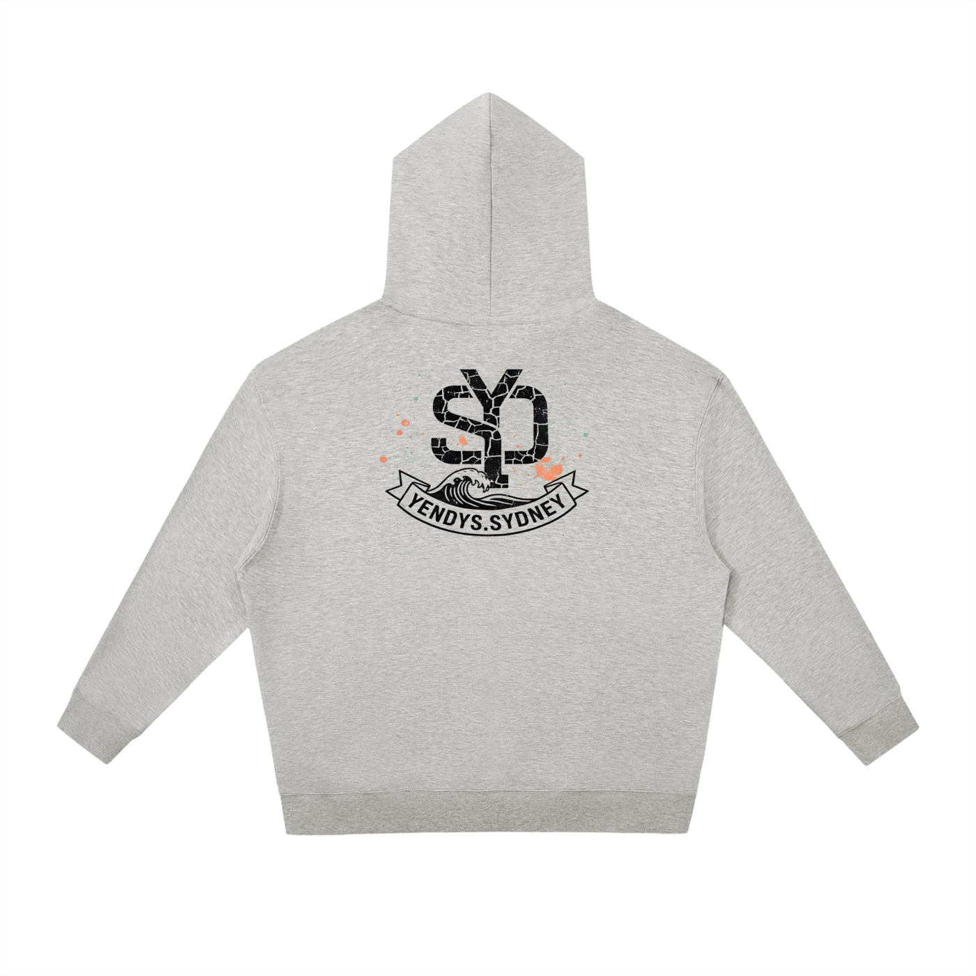 Beach Design Yendys Text Hoodie