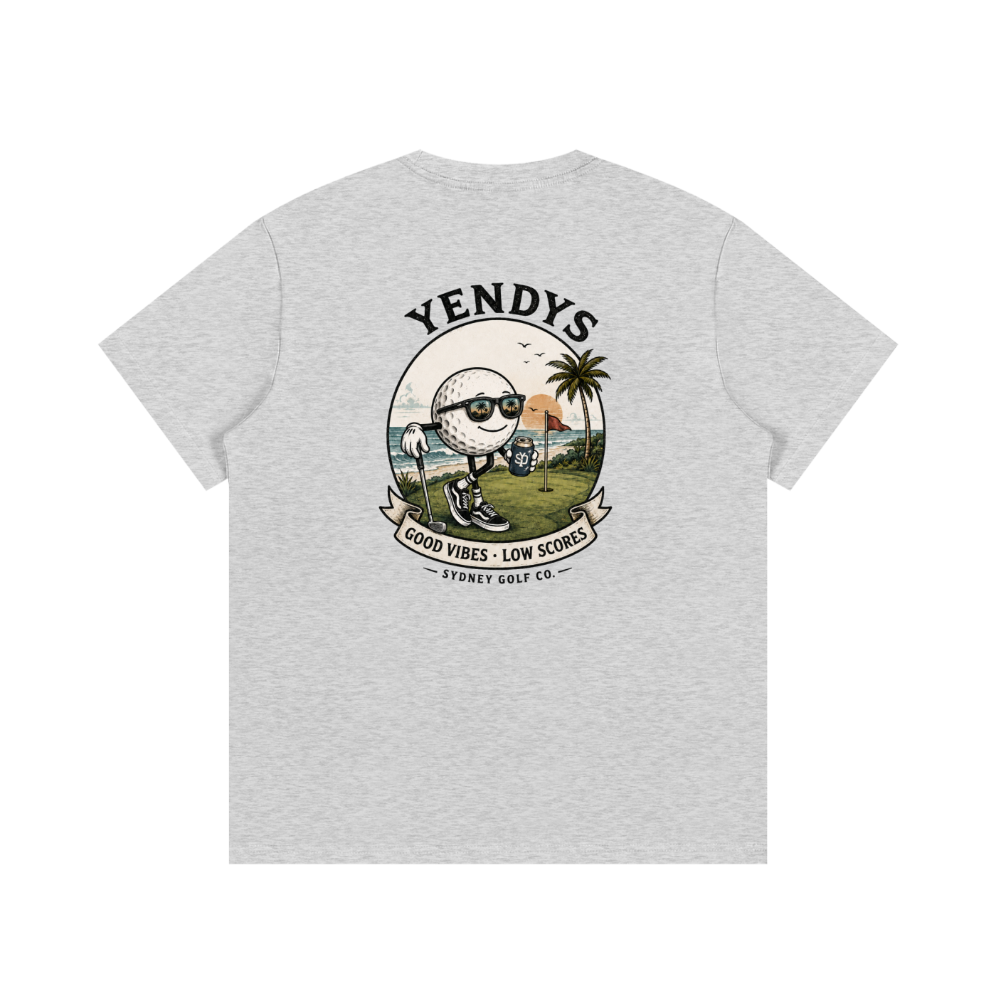 Mens yendys Golf Palm Performance Tee