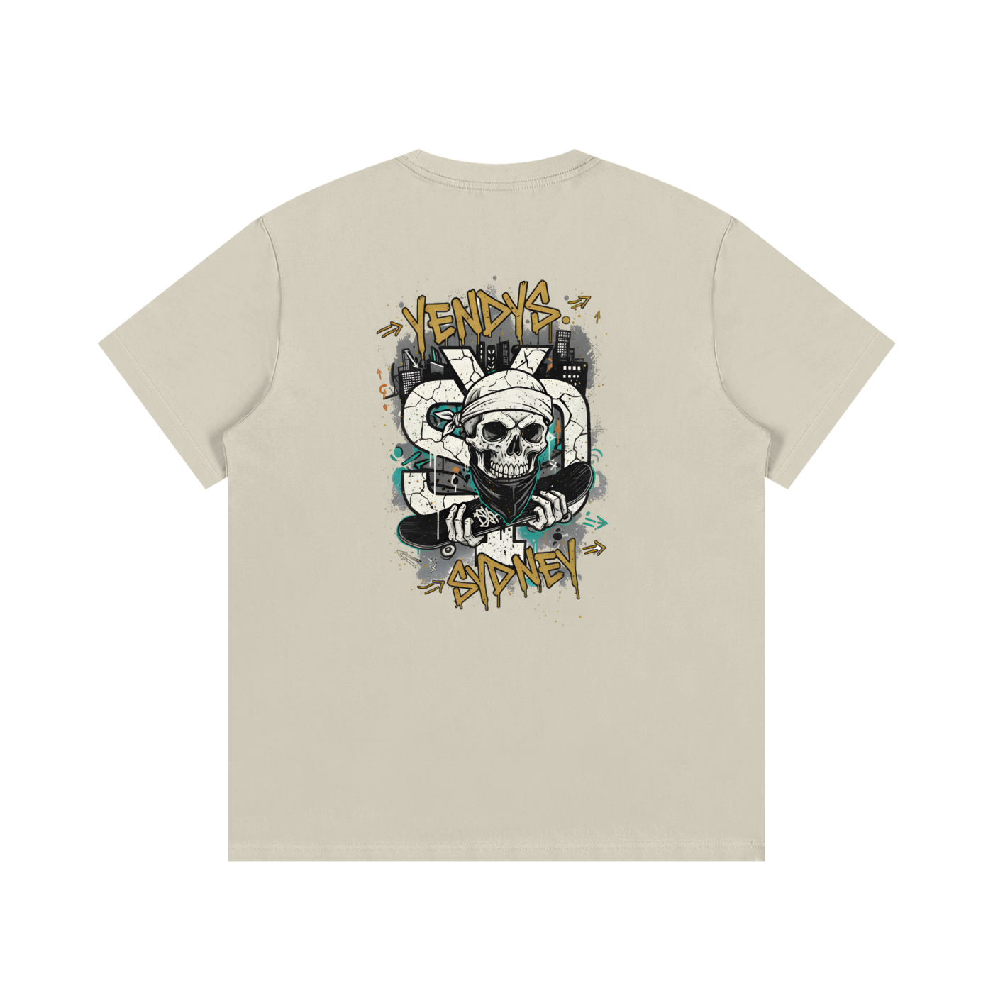 Mens Skull Performance Tee