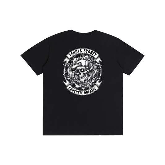 Mens Skull Skate Core Tee