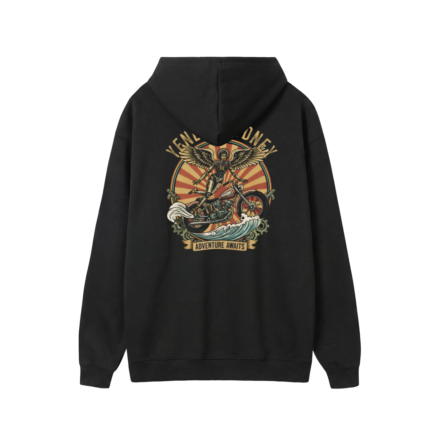 Moto Design Yendys Text Hoodie