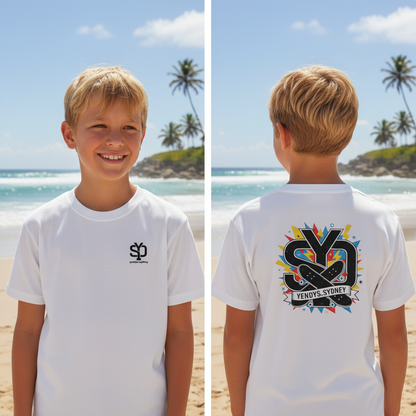 Boys SYD Skate Double Logo Tee - yendys.sydney