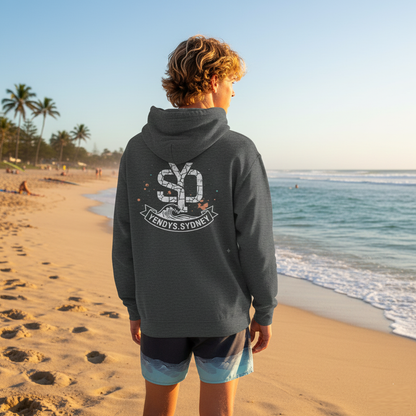 Boys Surf Back Logo Hoodie