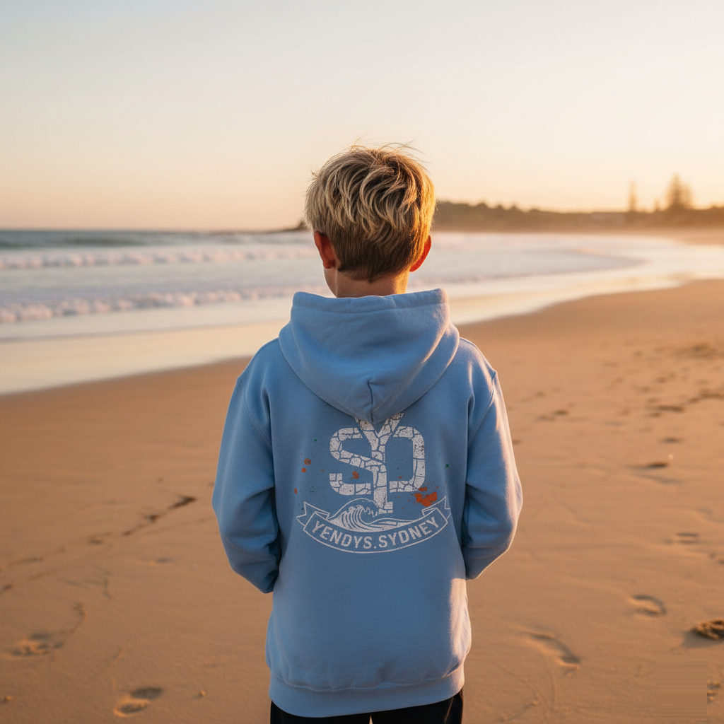 Boys Surf Back Logo Hoodie