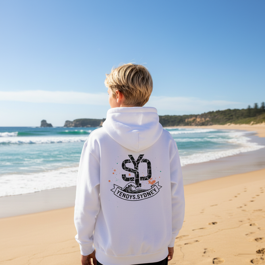 Boys Surf Back Logo Hoodie