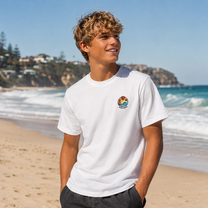 Boys yendys Wave Front Logo Tee