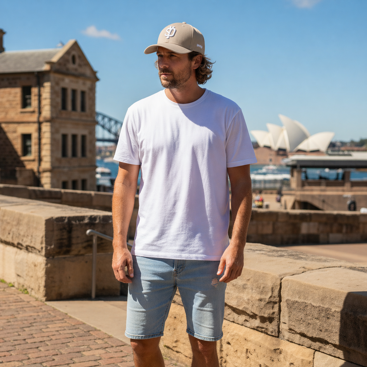 SYD 3D Embroidered Closedback Hat