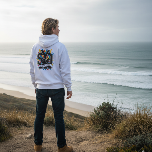 Mens Skate Back Logo Hoodie