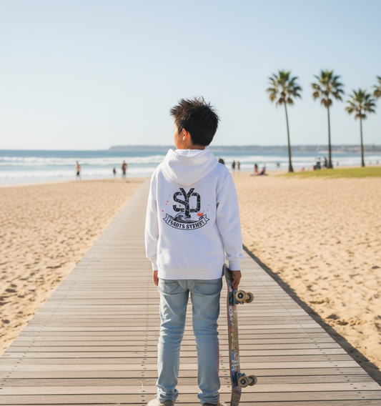 Boys Surf Back Logo Hoodie