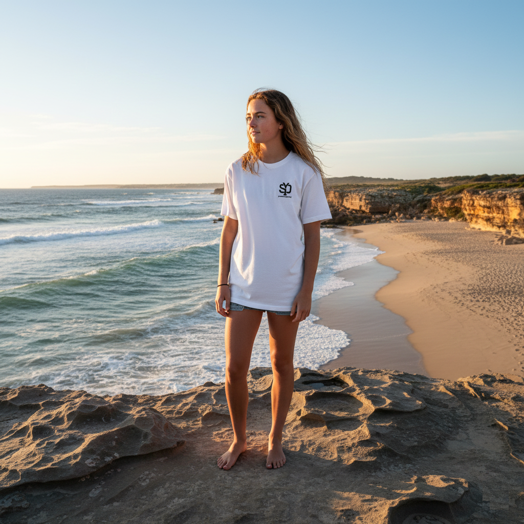 Girls SYD Front Logo Tee - yendys.sydney