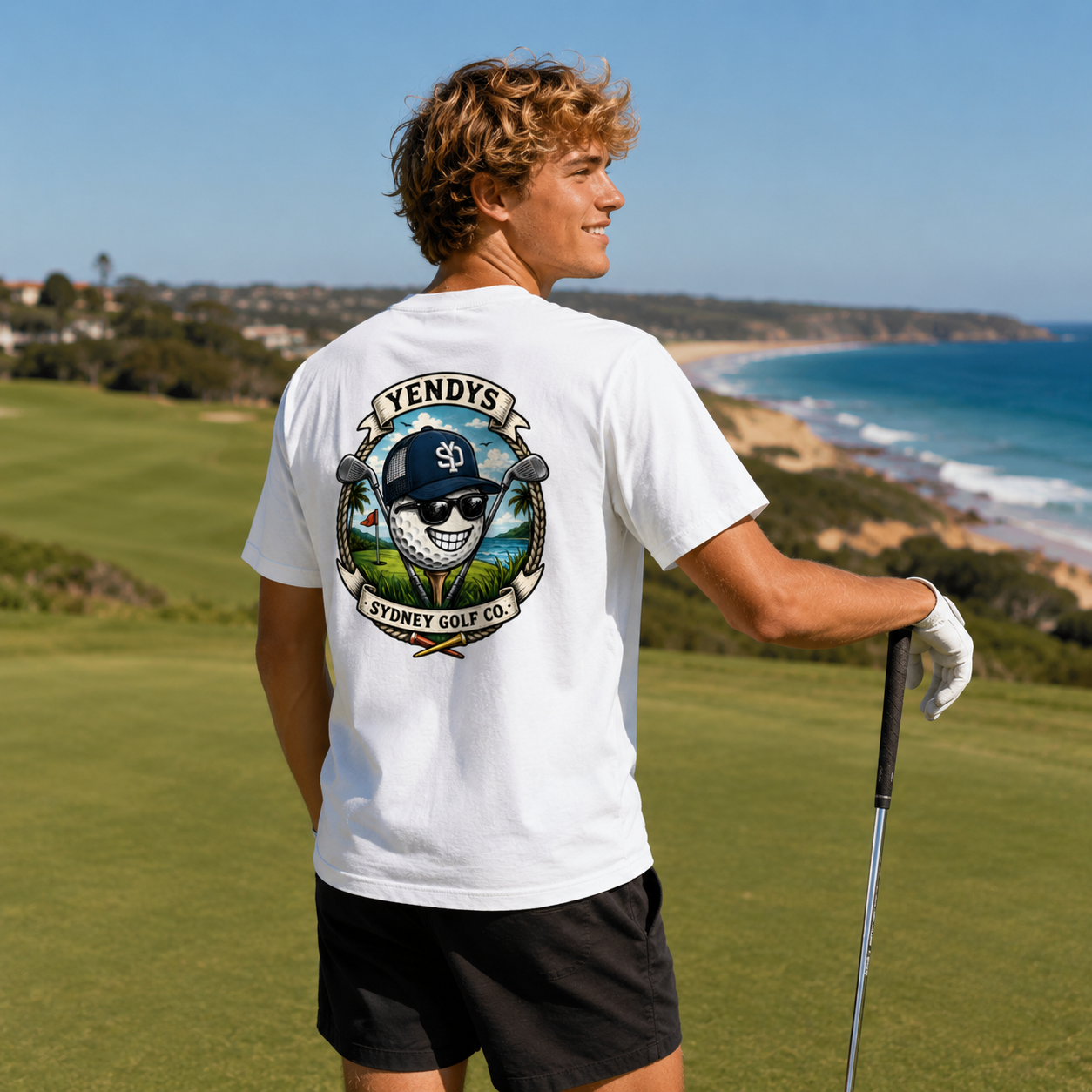 Kids SYD Logo Golf Club Tee