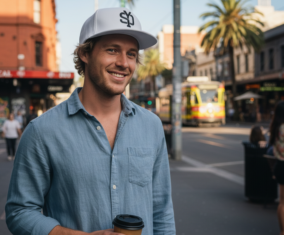 Mens 3D Embroidered Snapback Hat - yendys.sydney