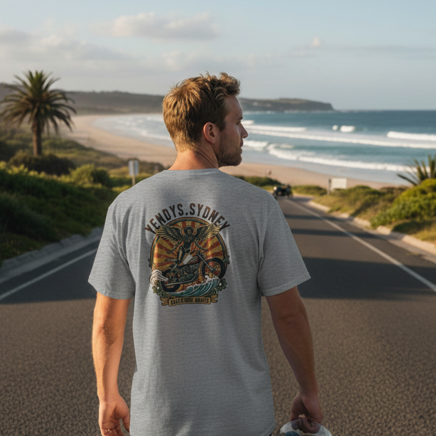 Mens Moto Heavyweight Tee