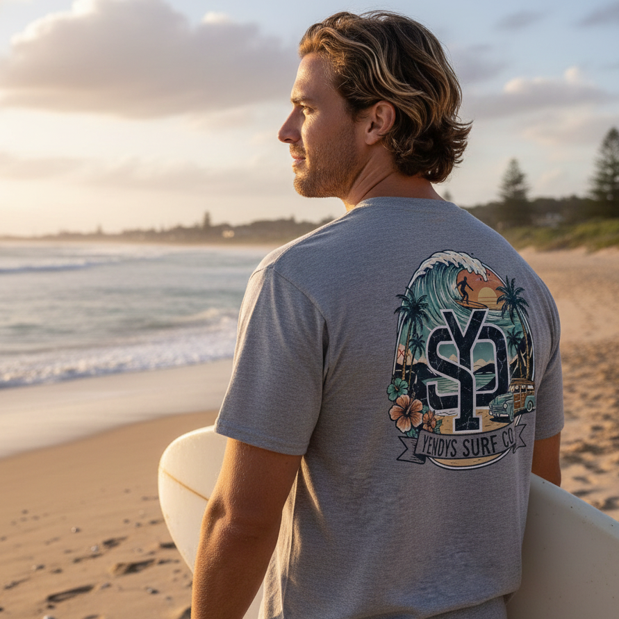 Mens Palm Tee - yendys.sydney