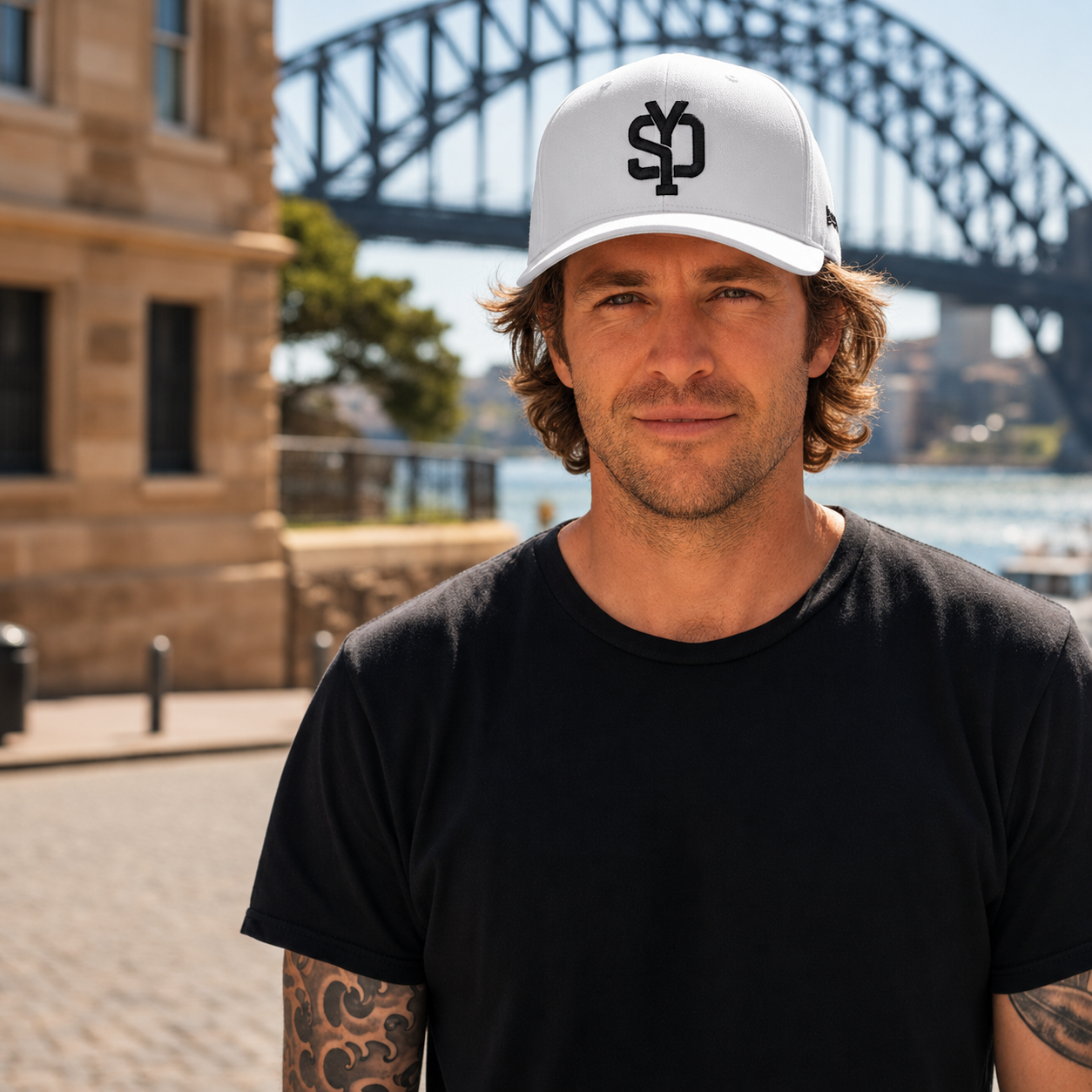 SYD 3D Embroidered Closedback Hat