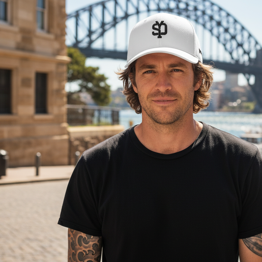 Mens SYD 3D Embroidered Closedback Hat