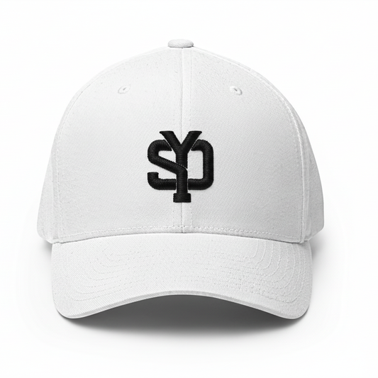 Mens SYD 3D Embroidered Closedback Hat