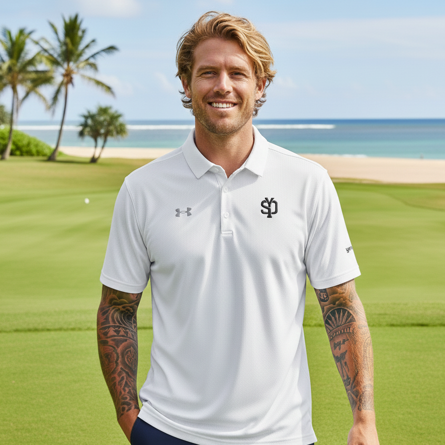 Mens SYD Under Armour Golf Shirt - yendys.sydney