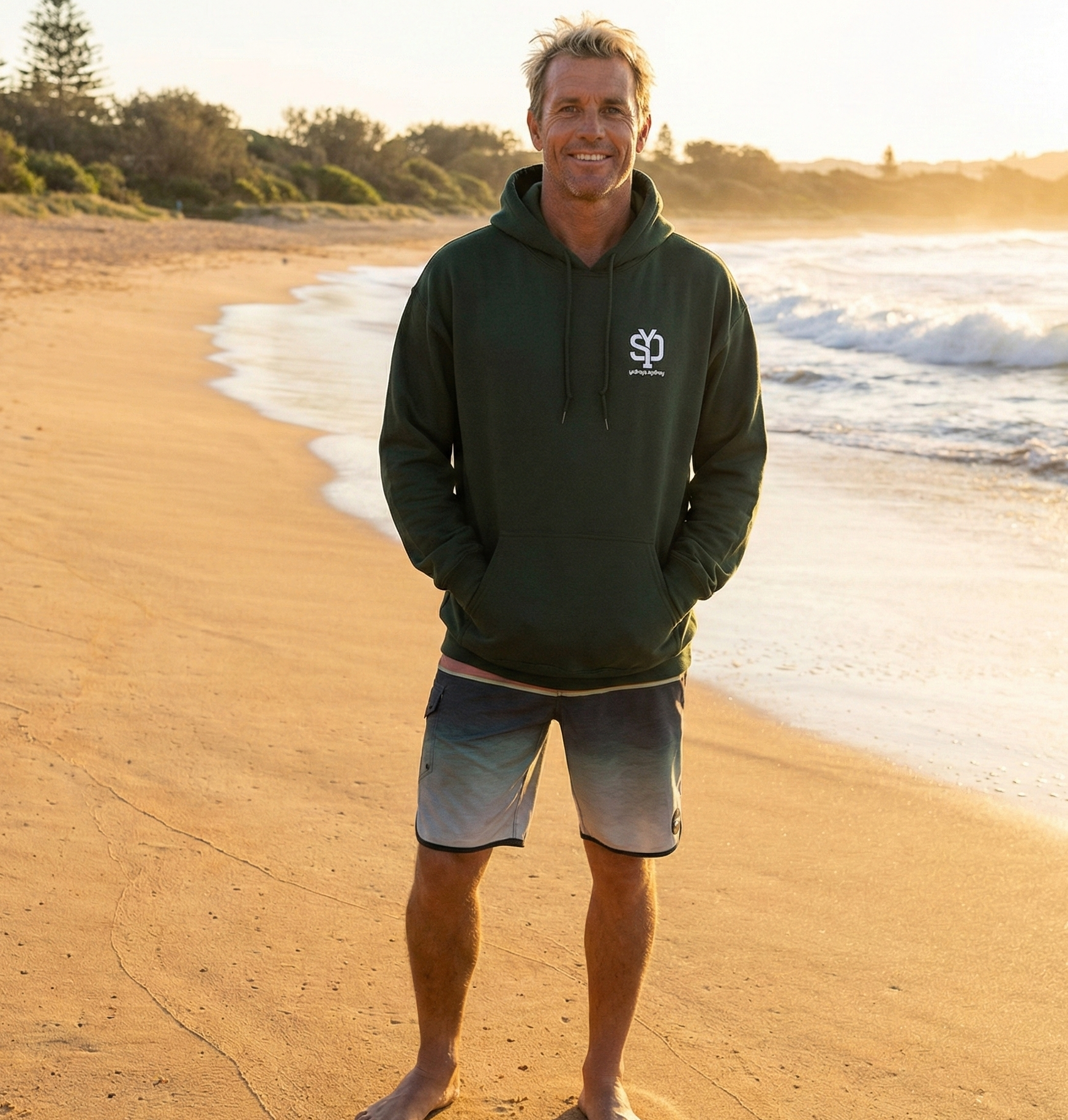 Mens SYD Web Logo Hoodie - yendys.sydney