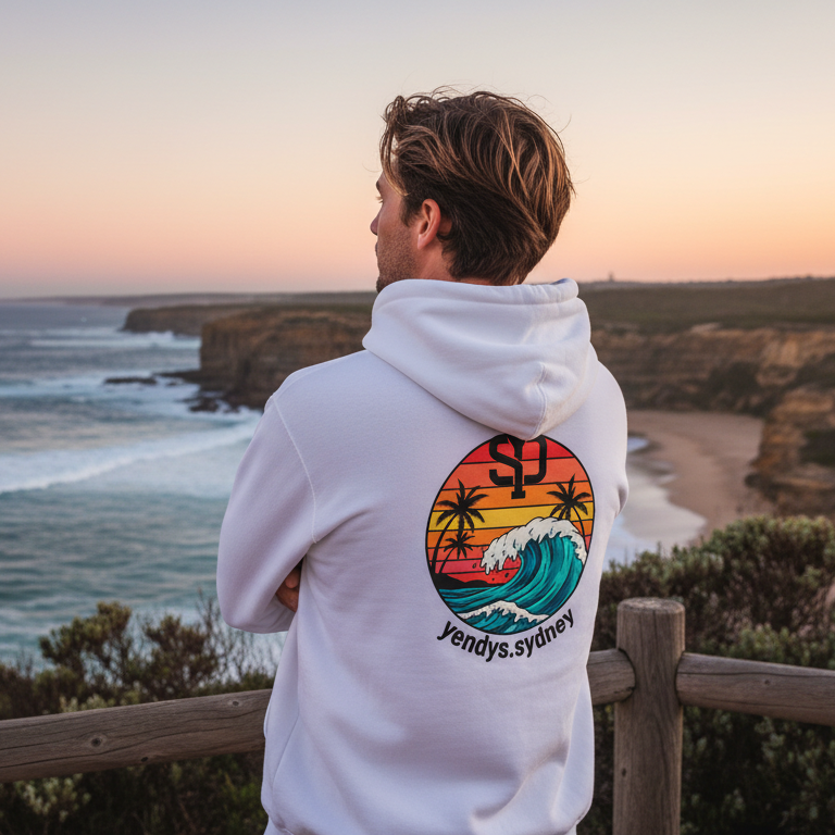 Mens Wave Core Hoodie