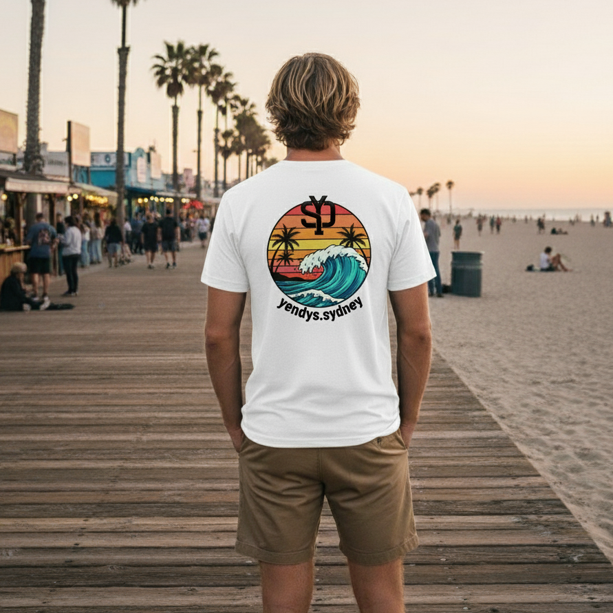 Mens Wave Heavyweight Tee