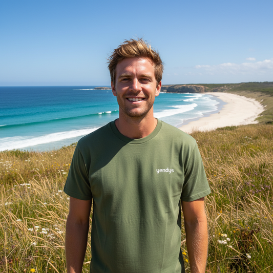 Mens yendys Text Core Tee