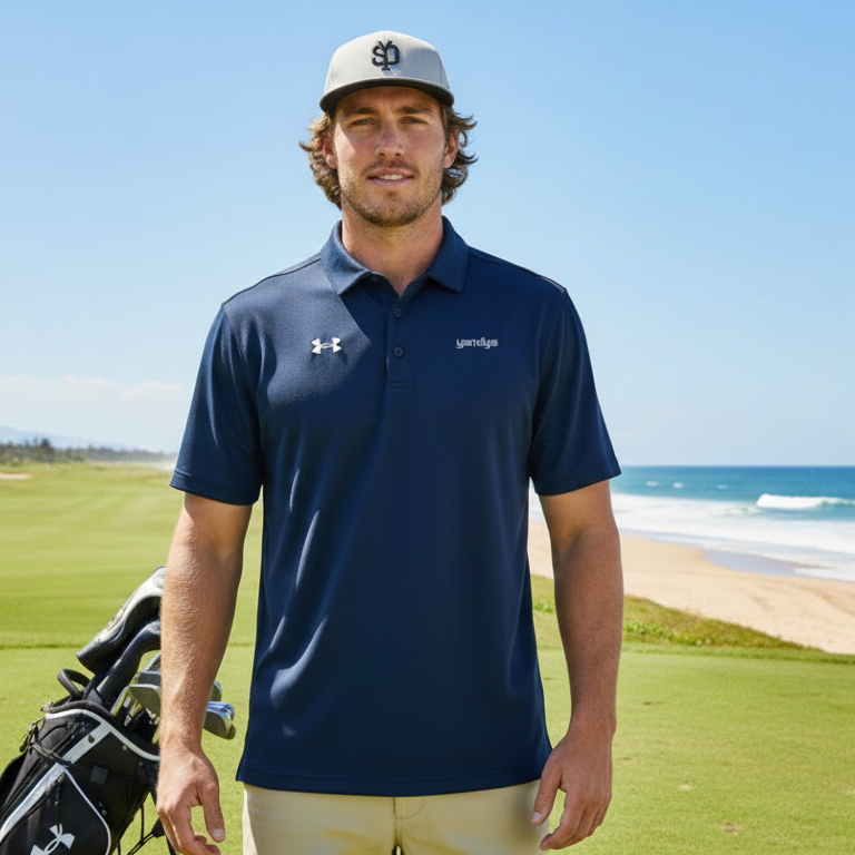 Mens yendys Under Armour Stealth Golf Shirt