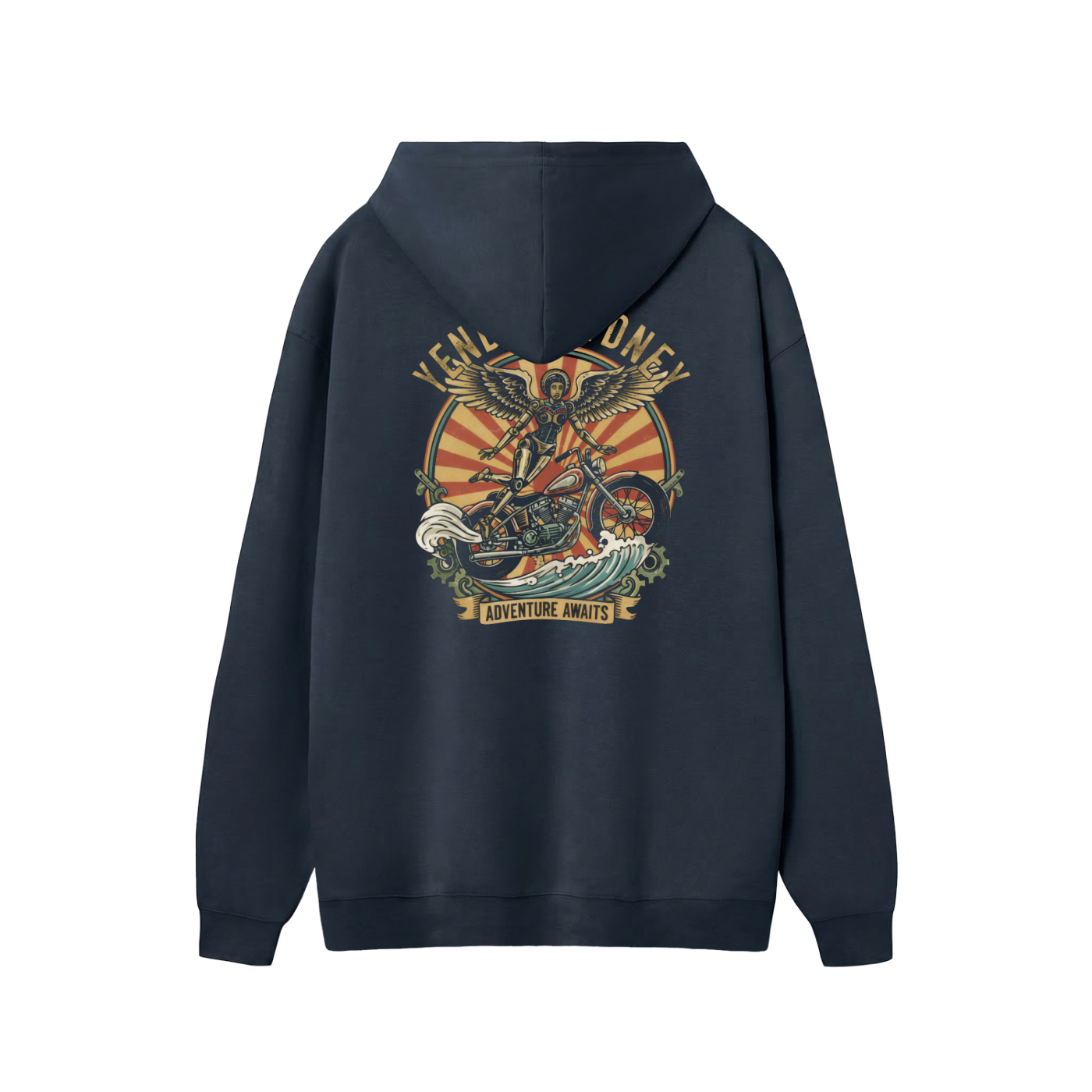 Moto Design Yendys Text Hoodie