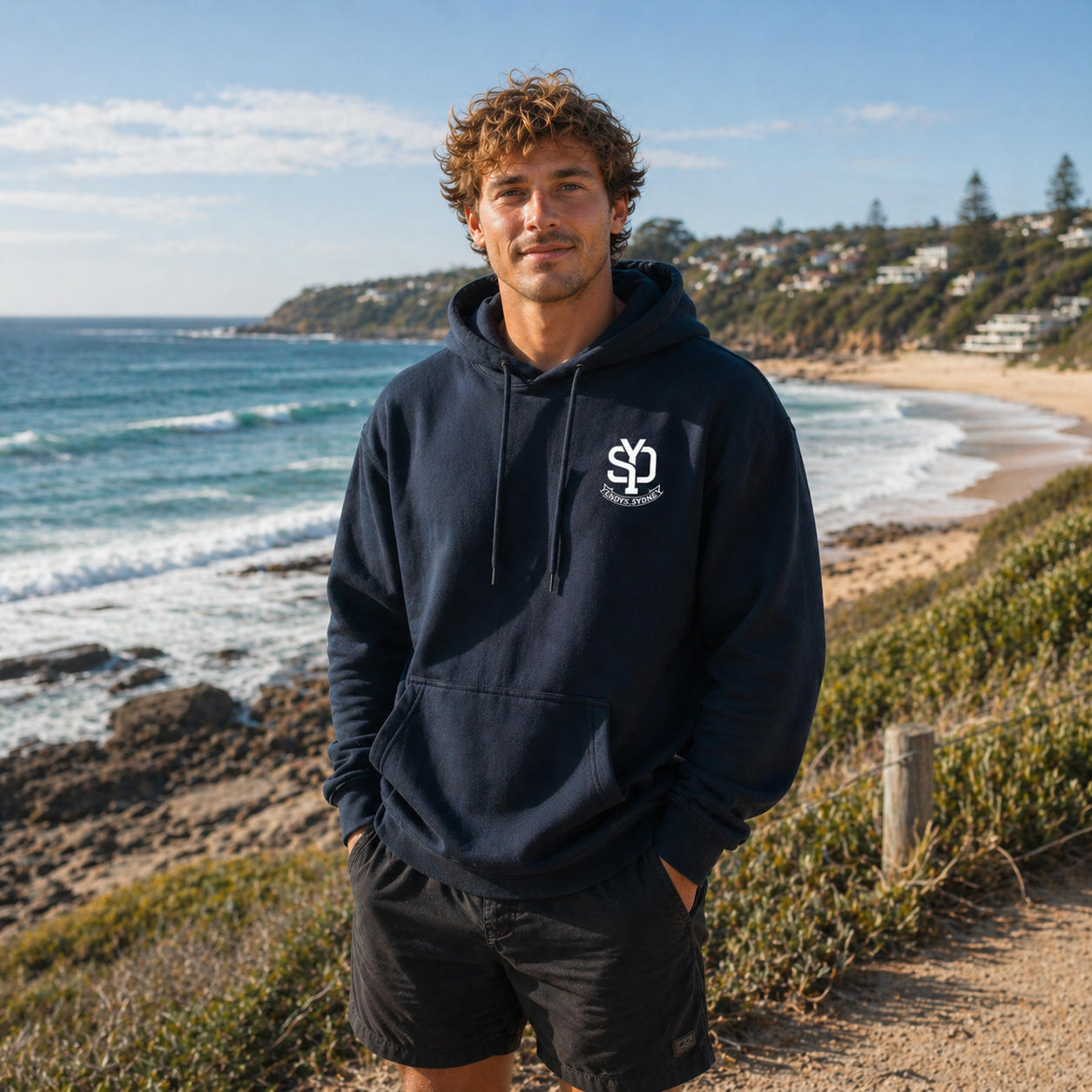 SYD Crest Hoodie - Stealth Colours