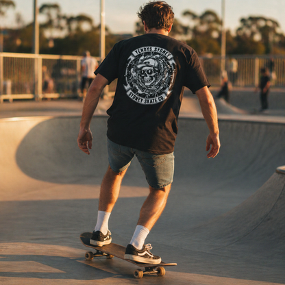 Mens Skull Skate Performance Tee