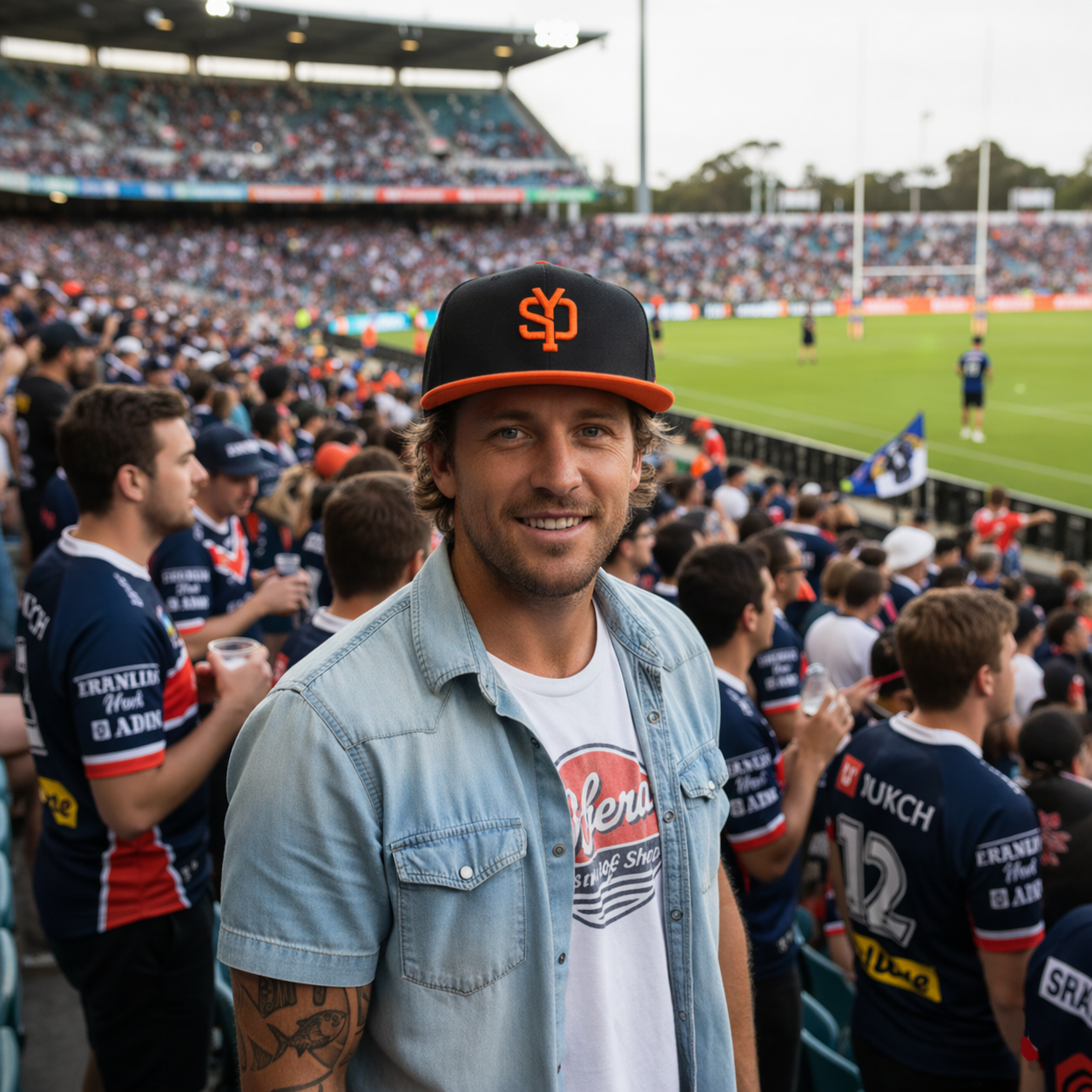 Mens SYD 'The Tiger' Snapback Hat