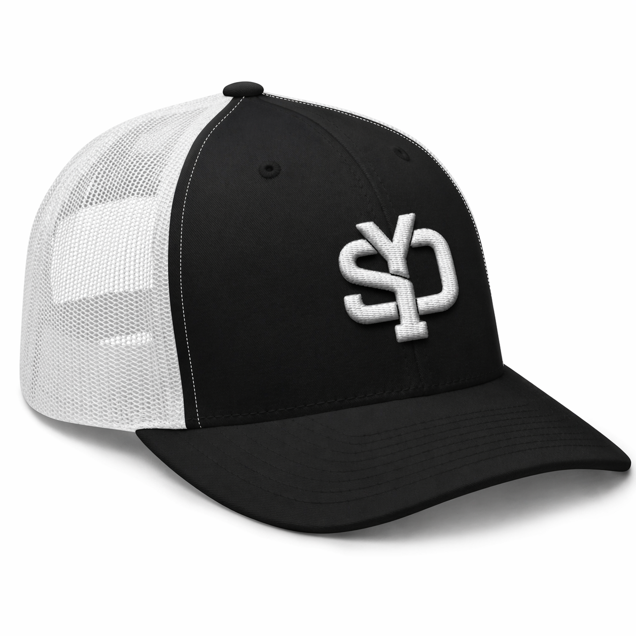 Mens 3D Embroidered Yupoong Trucker Hat