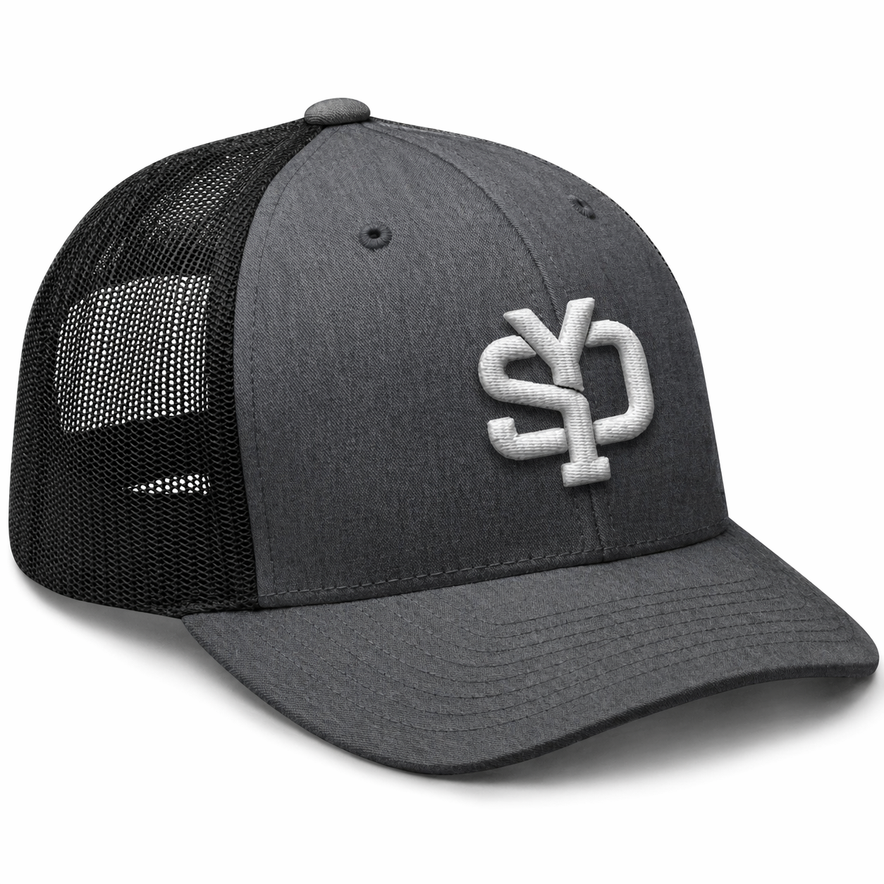 Mens 3D Embroidered Yupoong Trucker Hat