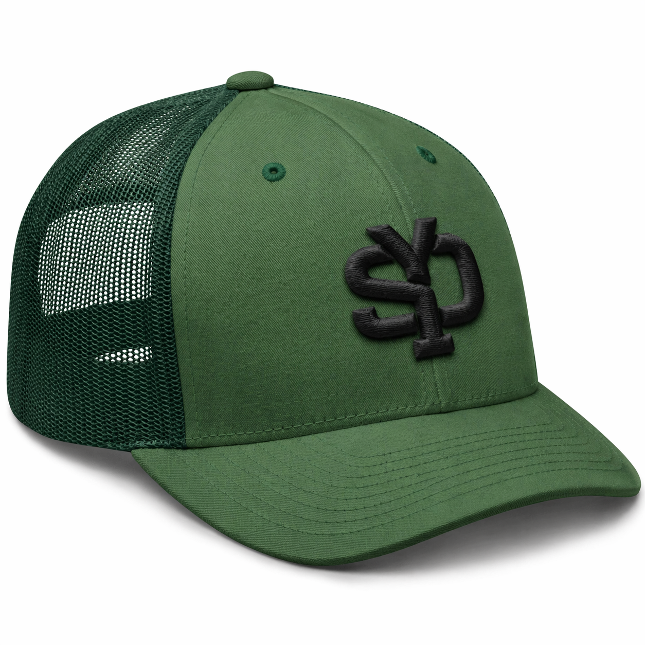 Mens 3D Embroidered Yupoong Trucker Hat