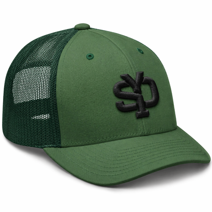 Mens 3D Embroidered Yupoong Trucker Hat