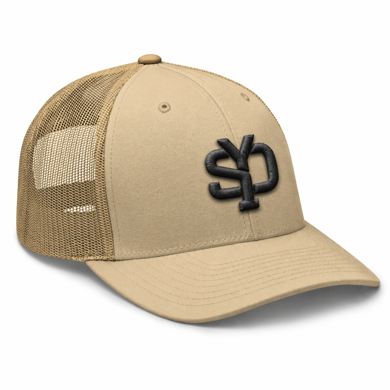 Mens 3D Embroidered Yupoong Trucker Hat