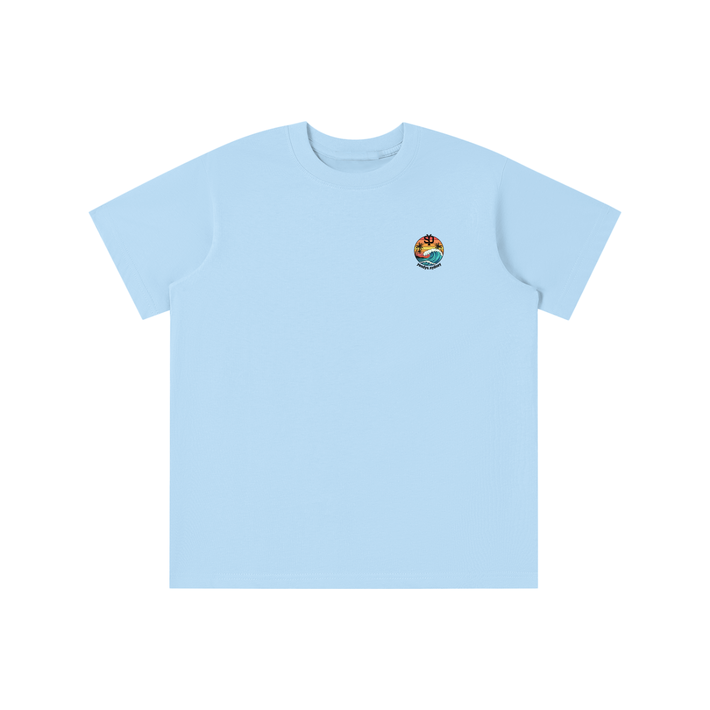 Boys yendys Wave Front Logo Tee