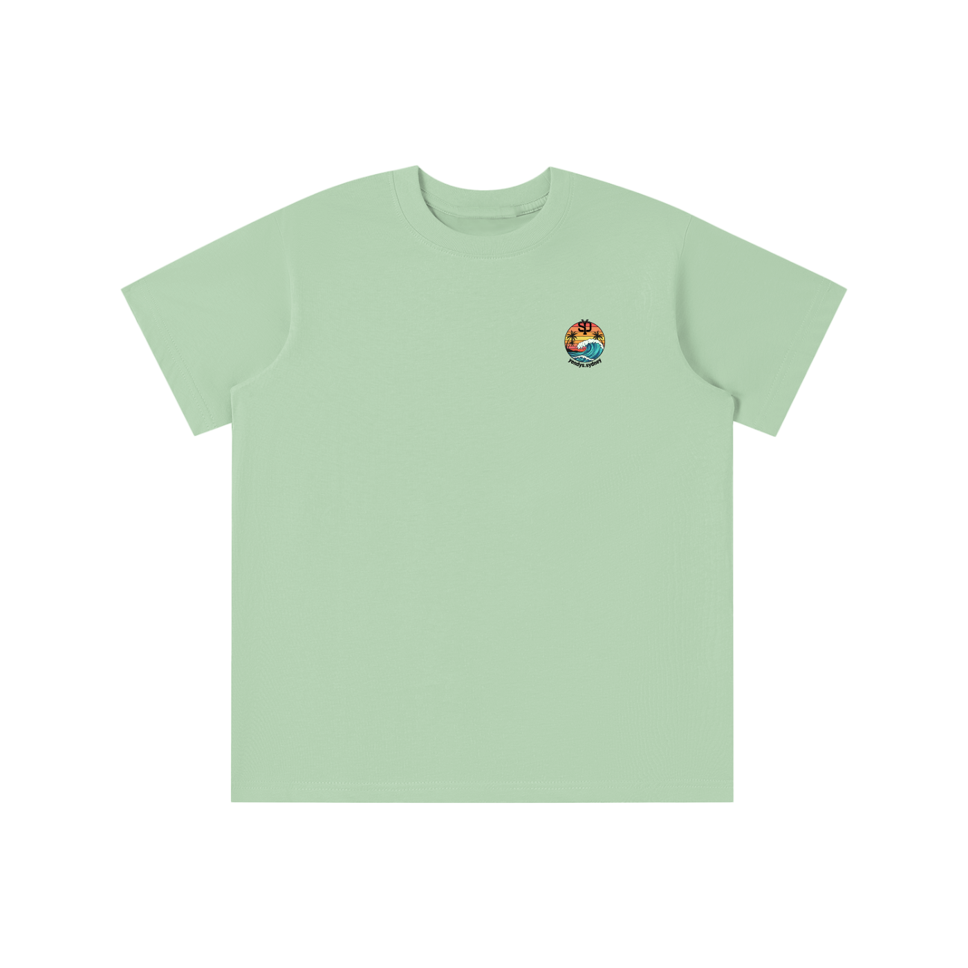 Boys yendys Wave Front Logo Tee