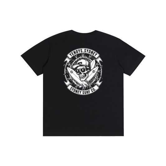 Mens Skull Surf Core Tee